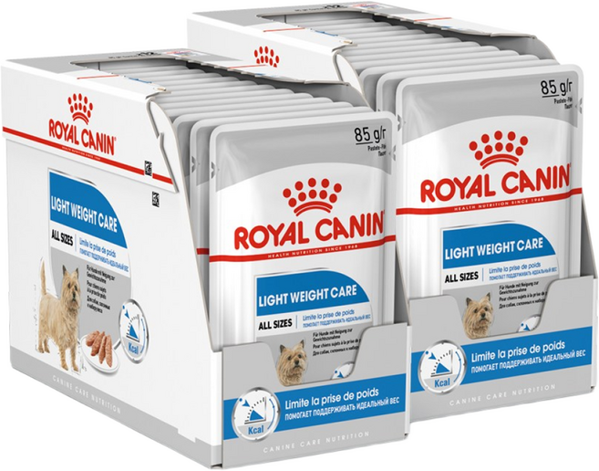 로얄캐닌 강아지 라이트웨이트케어 습식 파우치 24p, 24개, 85g