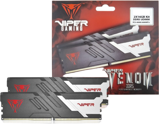 PATRIOT DDR5-6000 CL30 VIPER VENOM 패키지 파인인포 (32GB(16Gx2))