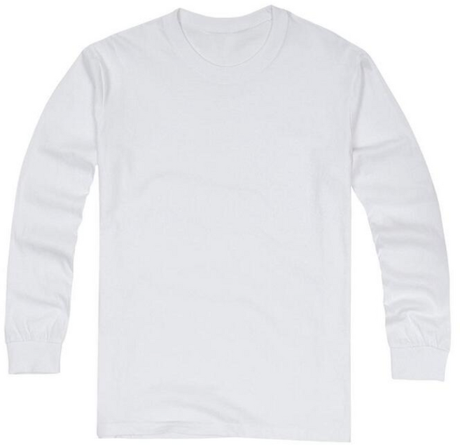 긴팔 20수 라운드 남녀공용 무지티 단체 식당 작업복 티셔츠