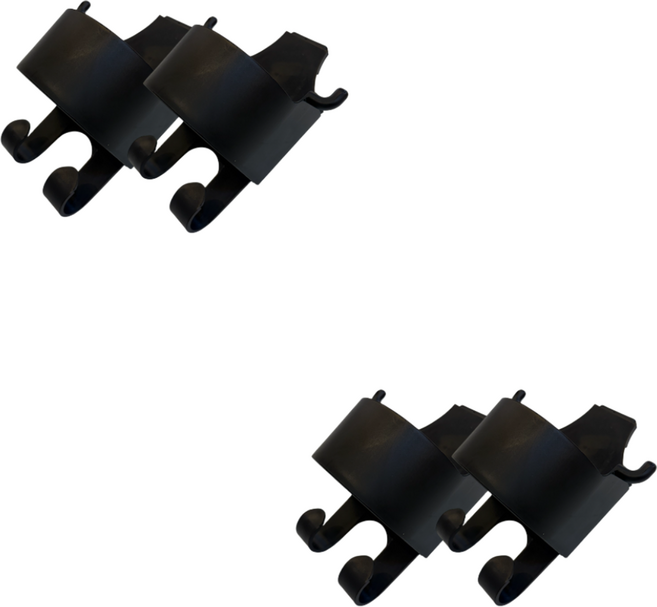 포츠비 마법주머니 차량용 뒷좌석 컵홀더 거치대 2026년 3세대 트레이, 검정색, 1개