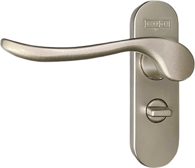 한화 현대 L&C 터닝도어 손잡이 현관 중문 세탁실 다용도실 문고리 잠금 핸들, 1개, 좌측손잡이