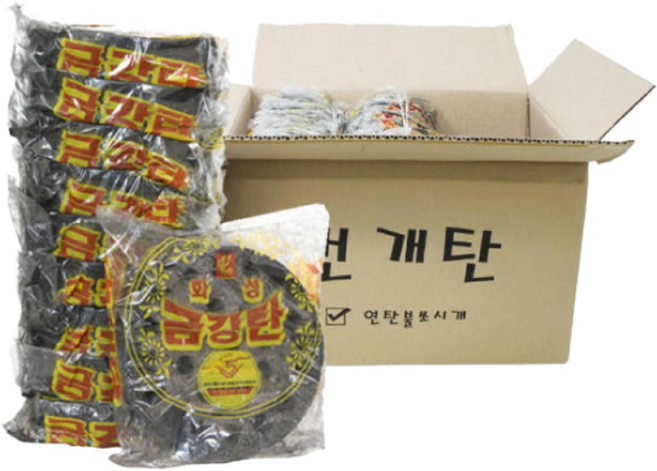 화성 번개탄 60개 연탄 불 붙이는 번개탄 불 쏘시개