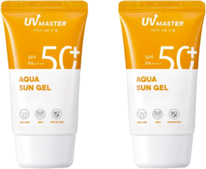 토니모리 유브이 마스터 아쿠아 선젤 SPF50+ PA++++, 50ml, 2개