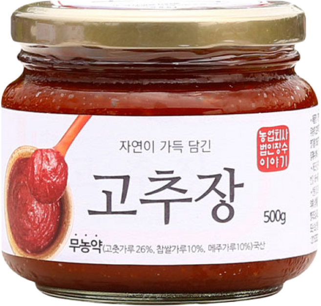 장수이야기 자연이 가득 담긴 고추장 500g, 1개