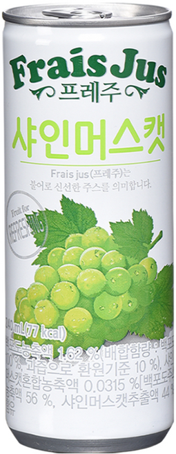 프레주 샤인머스캣 240ml 60캔, 60개