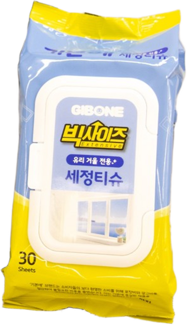 기본에 빅사이즈 유리 거울 전용 세정티슈 30매, 3개