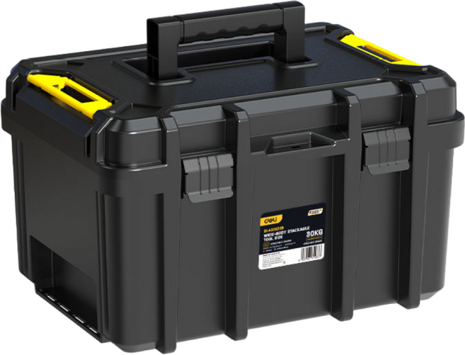 델리툴즈 스태커블 툴박스 대형 공구함 다용도 공구통 공구박스, 1개