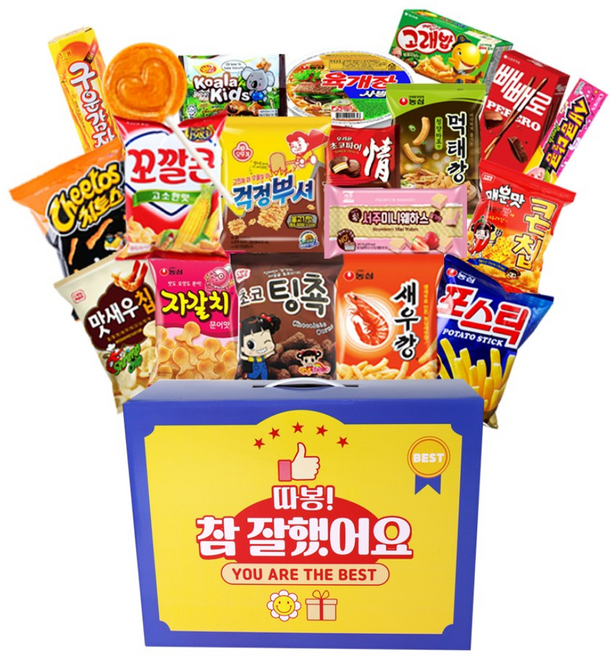 과자세트 종합 간식선물박스 19종 대형, 1세트
