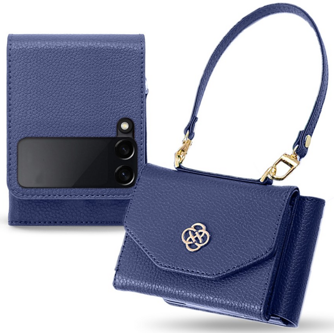 맥스코어 Z플립 천연소가죽 카드 지갑 다이어리 케이스