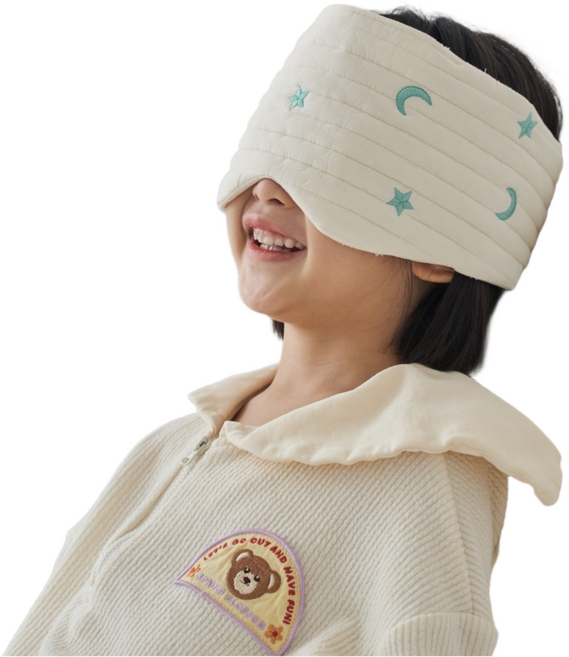 루리앙 어린이 편백허브 코찜질팩 비염완화 다래끼 눈찜질팩 유아안대 민트, 1개