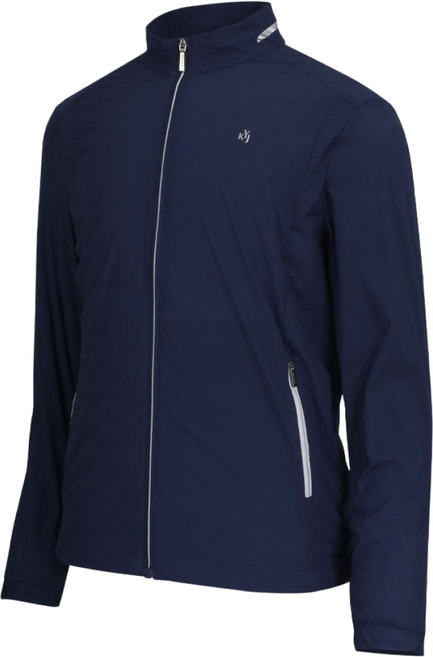 김영주골프 남성 봄 가을 솔리드 경량 바람막이 자켓