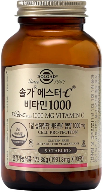 솔가 에스터c 비타민 1000mg, 90정, 3개 - 쿠팡