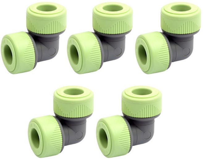 JG철물스토어 (정품) 국산 PB에이콘 ISO규격품 iso전용 엘보 ㄱ자, 5개