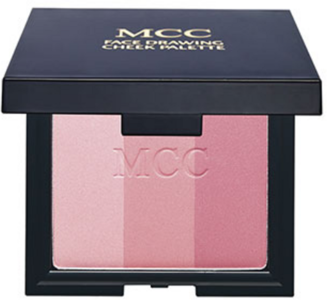 MCC 페이스 드로잉 치크 팔레트 블러셔, 1호 로즈핑크, 1개