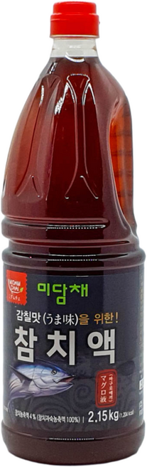 푸드코리아 미담채 감칠맛을 위한 참치액 2.15kg 1BOX(8개입), 8개