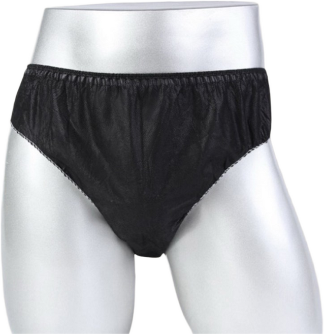 스테이 일회용 삼각팬티 3XL 4XL 블랙 100개 아로마 마사지 특대 부직포 팬티 업소용