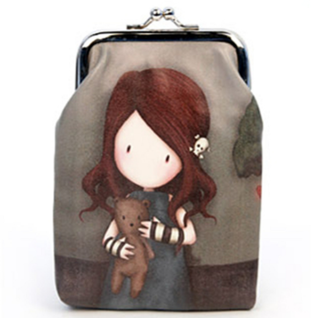 핑크보따리 담배파우치 레트로감성 미니똑딱이가방 여성소품지갑