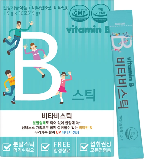파마젠 비타 B 스틱 45g 30포, 1.5g, 30개 - 쿠팡