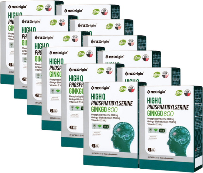 엔젯오리진 포스파티딜세린 징코 800, 60정, 6세트