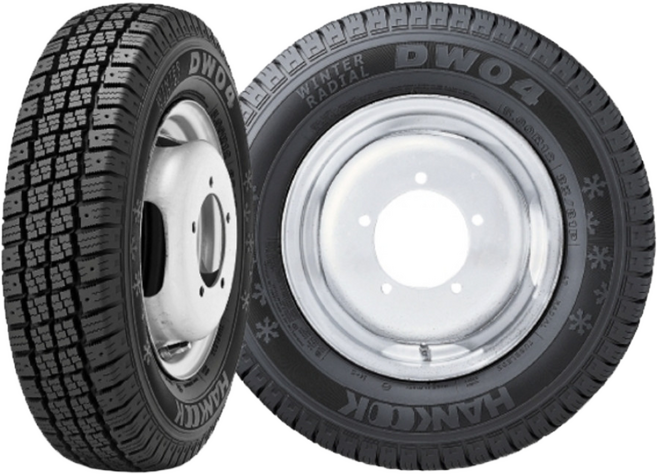 한국타이어 윈터 래디얼 DW04 155R13 8P / 155138P 포터2/봉고3 스노우타이어, 1개