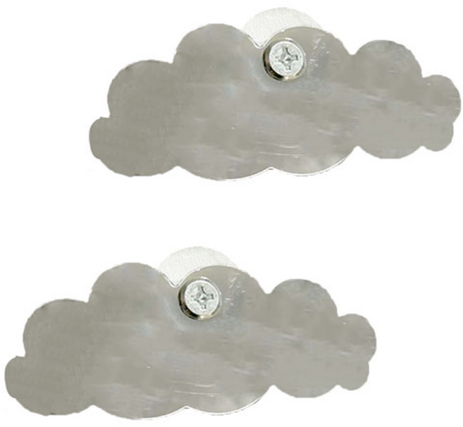 리프패럿 구름거울 고정형 03879, 혼합색상, 2개