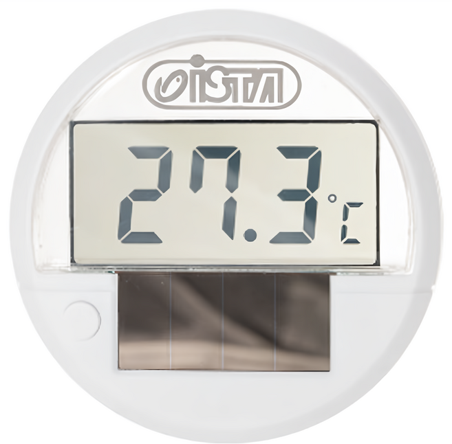 이스타 솔라 디지털 온도계 수조 어항 태양열 온도측정 부착식, 1개