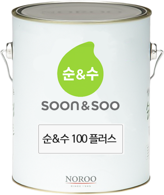 노루페인트 순수100 내부용 수성 실내인테리어 (베스트 4종 컬러), 라이트그레이, 4L, 1개