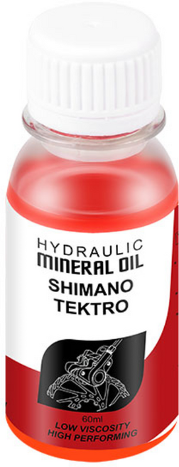 자전거 유압 브레이크 미네랄 오일 레드, 1개, 60ml