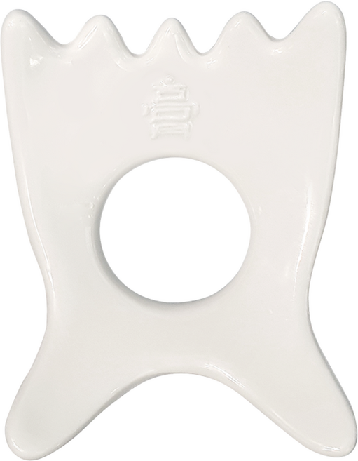 코스메쉐프 달팽이 세라믹 괄사, 1개, 화이트