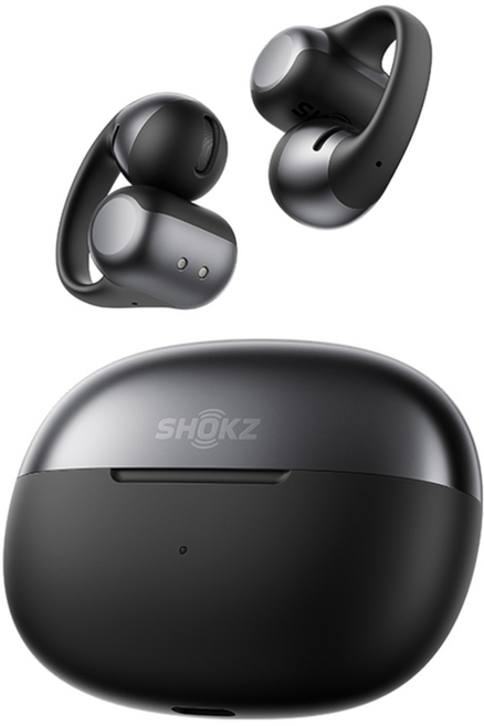 샥즈 오픈닷 원 블루투스 이어폰, 블랙, E310