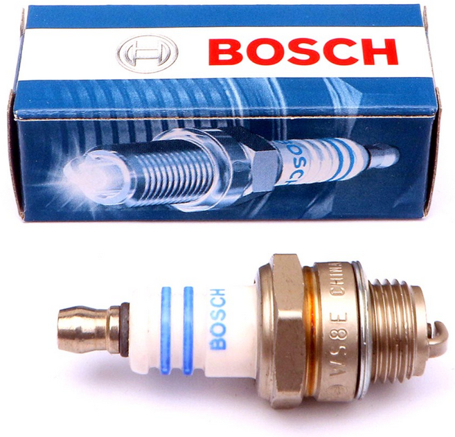 보쉬 BOSCH 예초기 점화플러그 2싸이클 WS8E Cr Ni 엔진플러그 점화 플러그 플라그, 1개