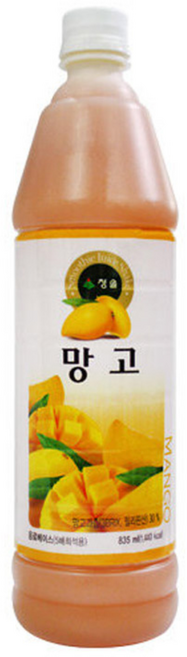 청솔 망고 원액 835ml, 1개