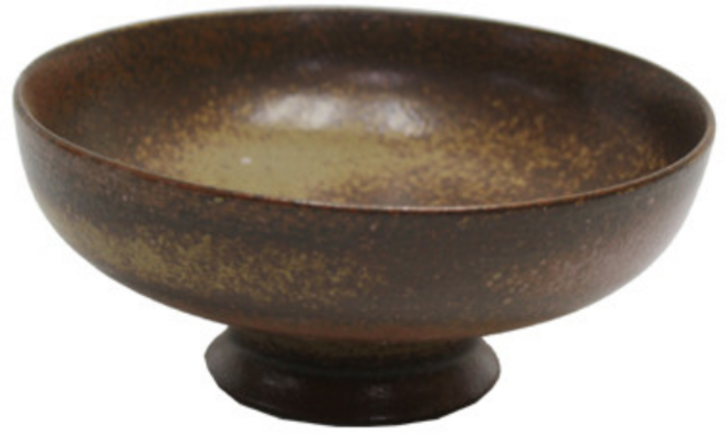 코리아꽃자재 도자기수반 유색소(16cm*6.8cm), 브라운