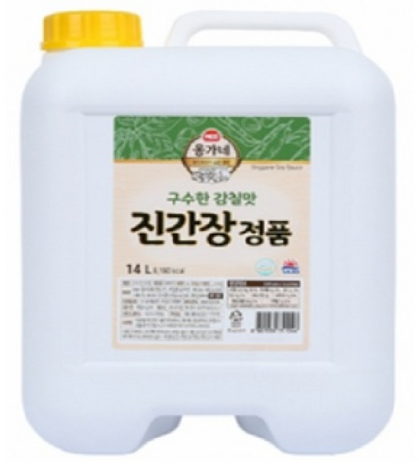 사조해표 옹가네 구수한 감칠맛 진간장 정품 14L, 1개