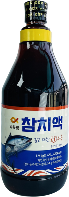 약목 참치액 1.9kg 참치액젓, 1개