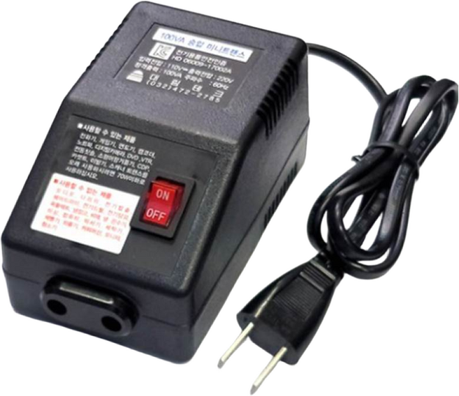 대림테크 100W 승압트랜스 국내제품을 외국에서 사용 100W 승압변압기, 1개