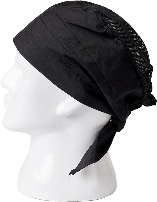 BMT 스포츠 망사 두건 조리 운동 위생 반다나 통기성 메쉬 사계절용 번들구성, 2개, 블랙