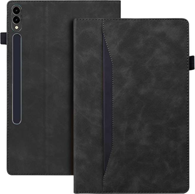 스냅케이스 갤럭시탭 엘리트 다이어리 가죽 케이스, 블랙, 1개