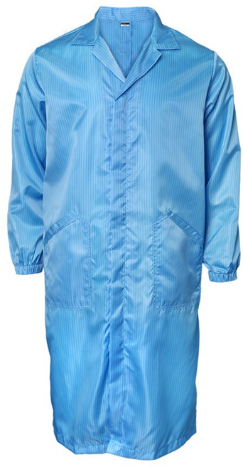 방진복 제전복 Y카라 가운, 1개, 가운 블루