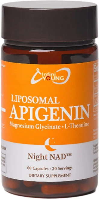 INFINI YOUNG 인피니영 나이트나드 리포조말 아피제닌, 1개, 60정 - 쿠팡