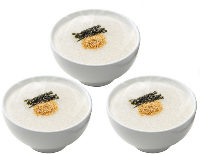 다림식품 흰죽 500gX3개 담백한맛을 그대로담은!, 500g, 3개