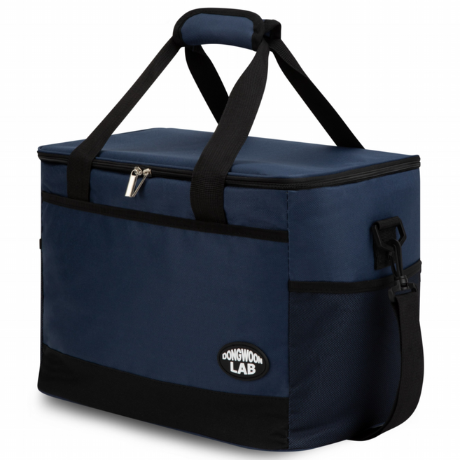 에버프레시 써모백 보냉백 소프트쿨러 아이스박스, 네이비, 30L