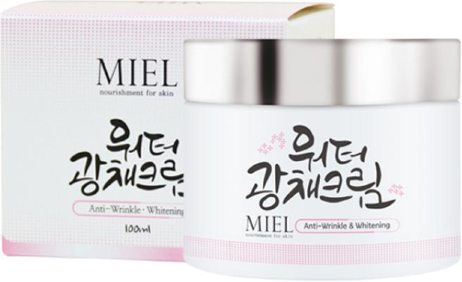 미엘 워터광채크림 에스테틱 수분감 물광 코팅막, 4개, 100ml