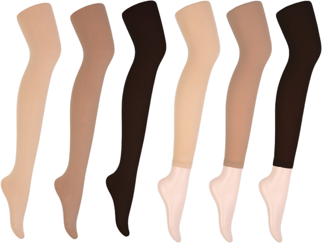 2매입/국산 스타킹 비침없는 80데니아 유발 무발 고탄력 스타킹 스킨 블랙 검정 살구