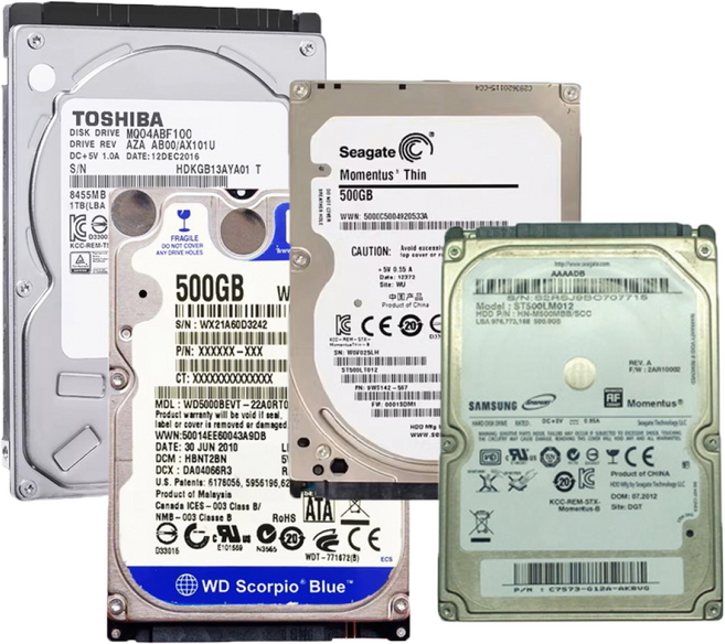 삼성 씨게이트 WD 도시바 2.5인치 500GB 1TB 2TB 하드디스크 노트북 데스크탑 서버 랜덤발송, 2.5인치 HDD 랜덤발송