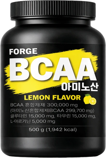 포지 BCAA 아미노 아르기닌 바이탈 글루타민 보충제 필수아미노산 레몬맛, 1개, 500g - 쿠팡