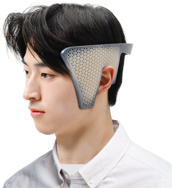 태르아 3분완성 옆머리 누르기 셀프 다운펌 기계, Gray, 1개