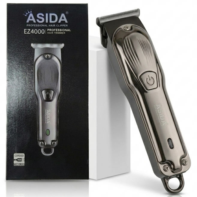 ASIDA 이발기 전문가용 바리깡 토끼 클리퍼 바론 전동 무선 미니 헤어 남자 강아지 부분이발, ASIDA EZ4000 토끼바리깡