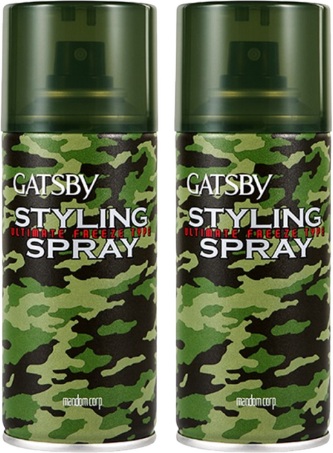 갸스비 왁스 킵 스프레이 울티메이트 프리즈, 183ml, 2개
