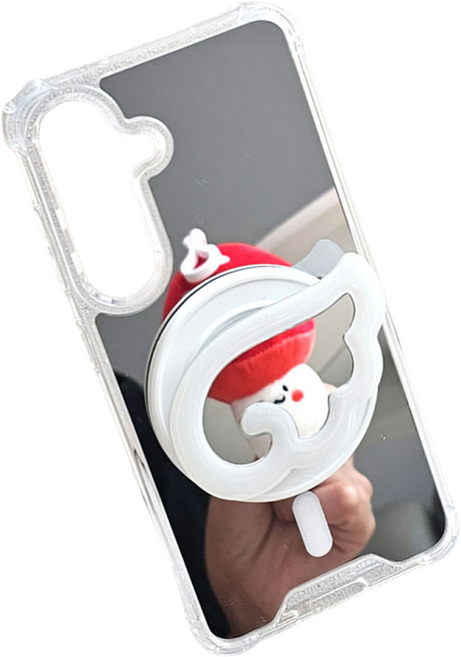 스노우 윙 미러 톡 그립 홀더 맥세이프 거울 범퍼 케이스